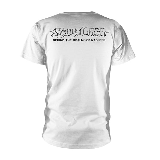 Sacrilege - Behind The Realms Of Madness (White) - T-Shirt Unisex Official Merch