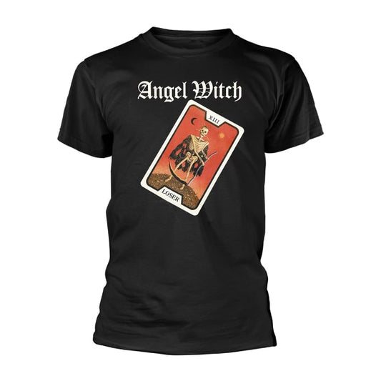 A black Angel Witch - Loser t-shirt, front