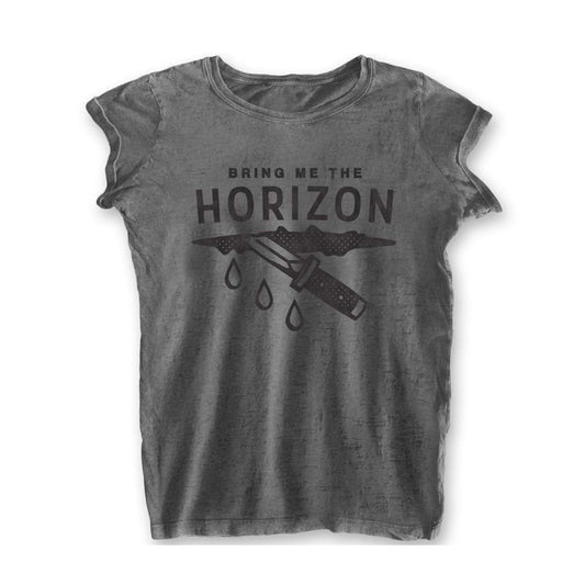 Bring Me The Horizon - Knife - T-Shirt Womens Official Merch