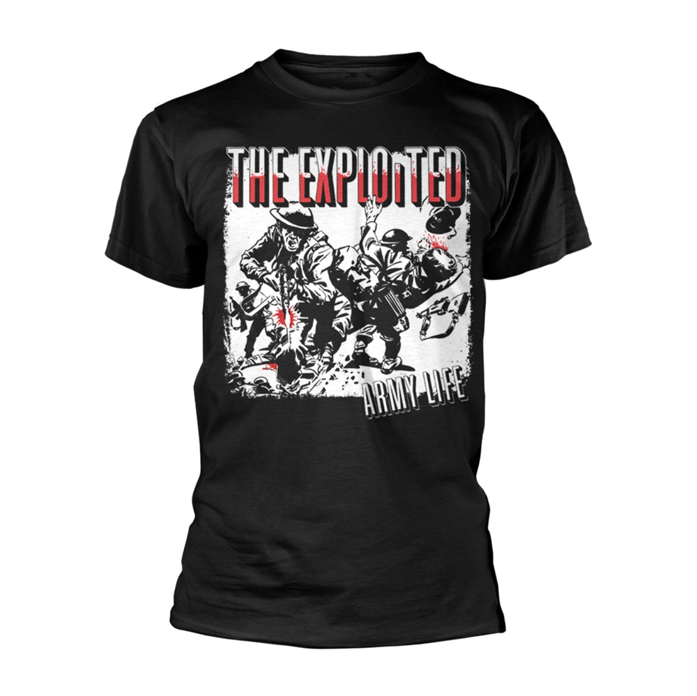 The Exploited - Army Life - T-Shirt Unisex Official Merch