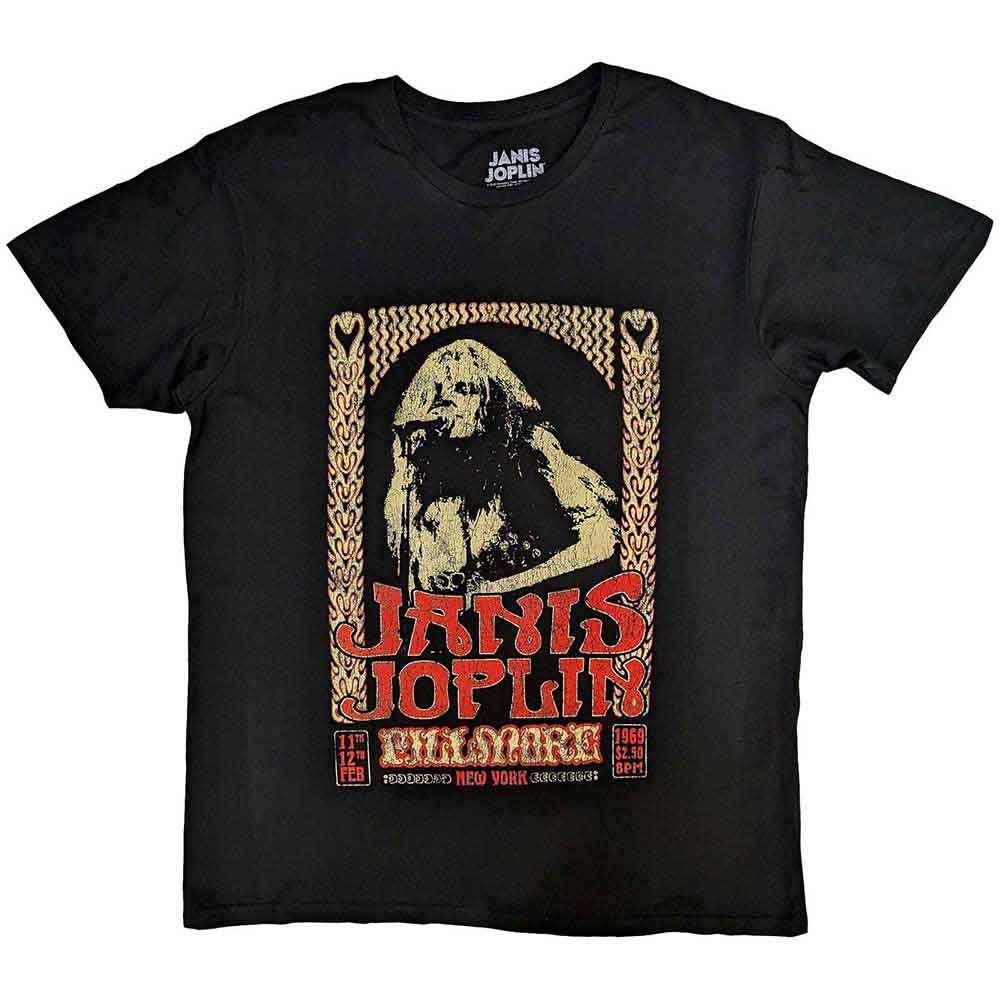 Janis Joplin - Vintage Poster - T-Shirt Unisex Official Merch
