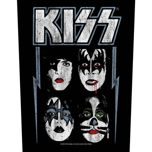 Kiss - Faces - Backpatch - Official Merch