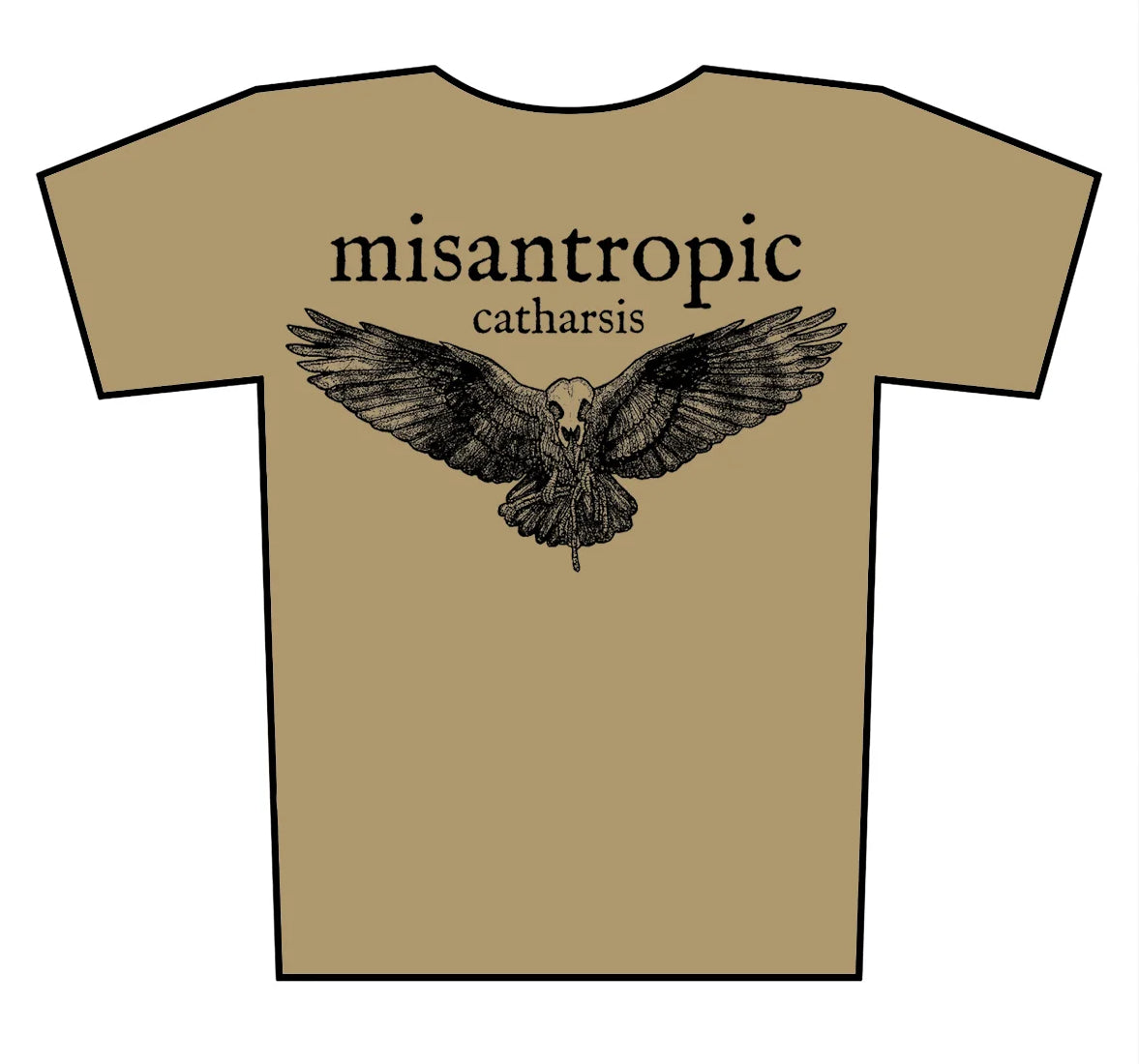 Misantropic - Catharsis (Beige) - T-Shirt Unisex Official Merch