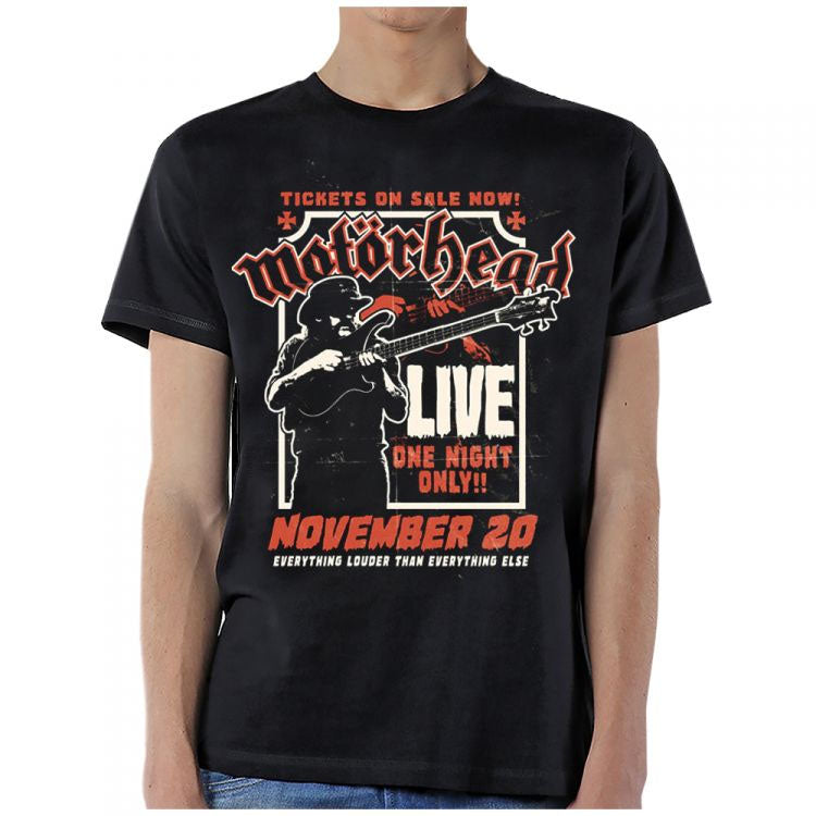 Motörhead - Live One Night Only - T-Shirt Unisex Official Merch