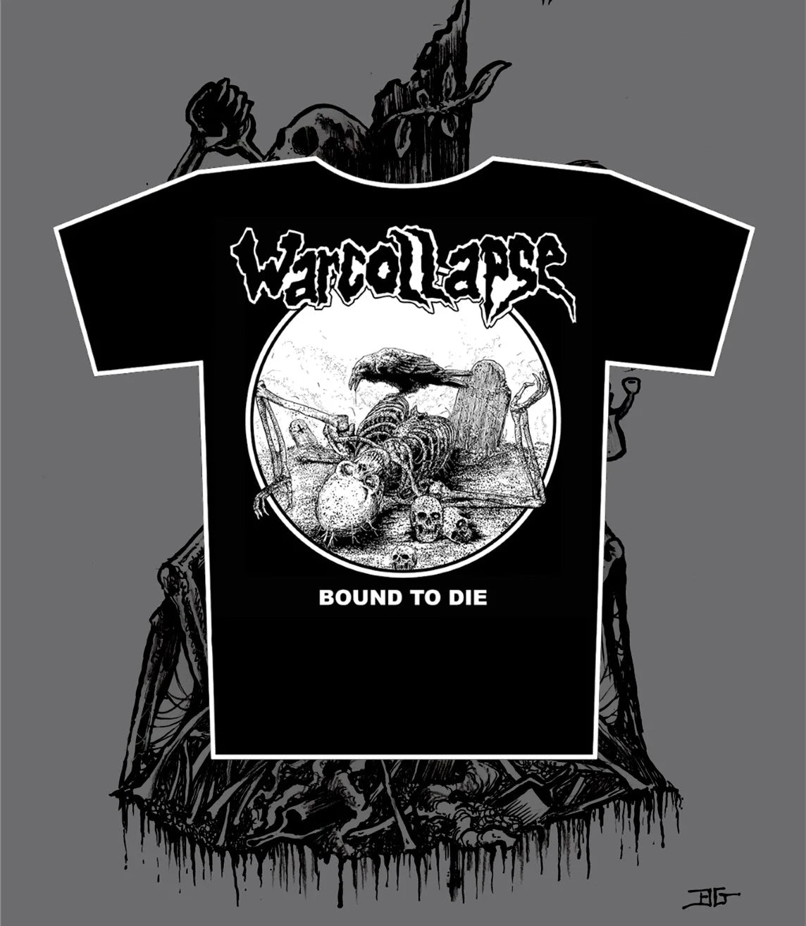 Warcollapse - Bound To Die - T-Shirt Unisex Official Merch