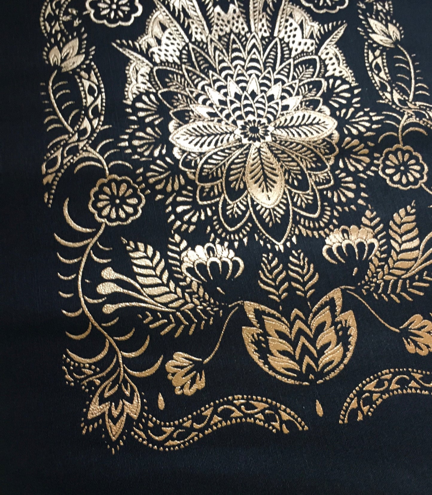Flower copper print backpatch by Perfectly Possessed