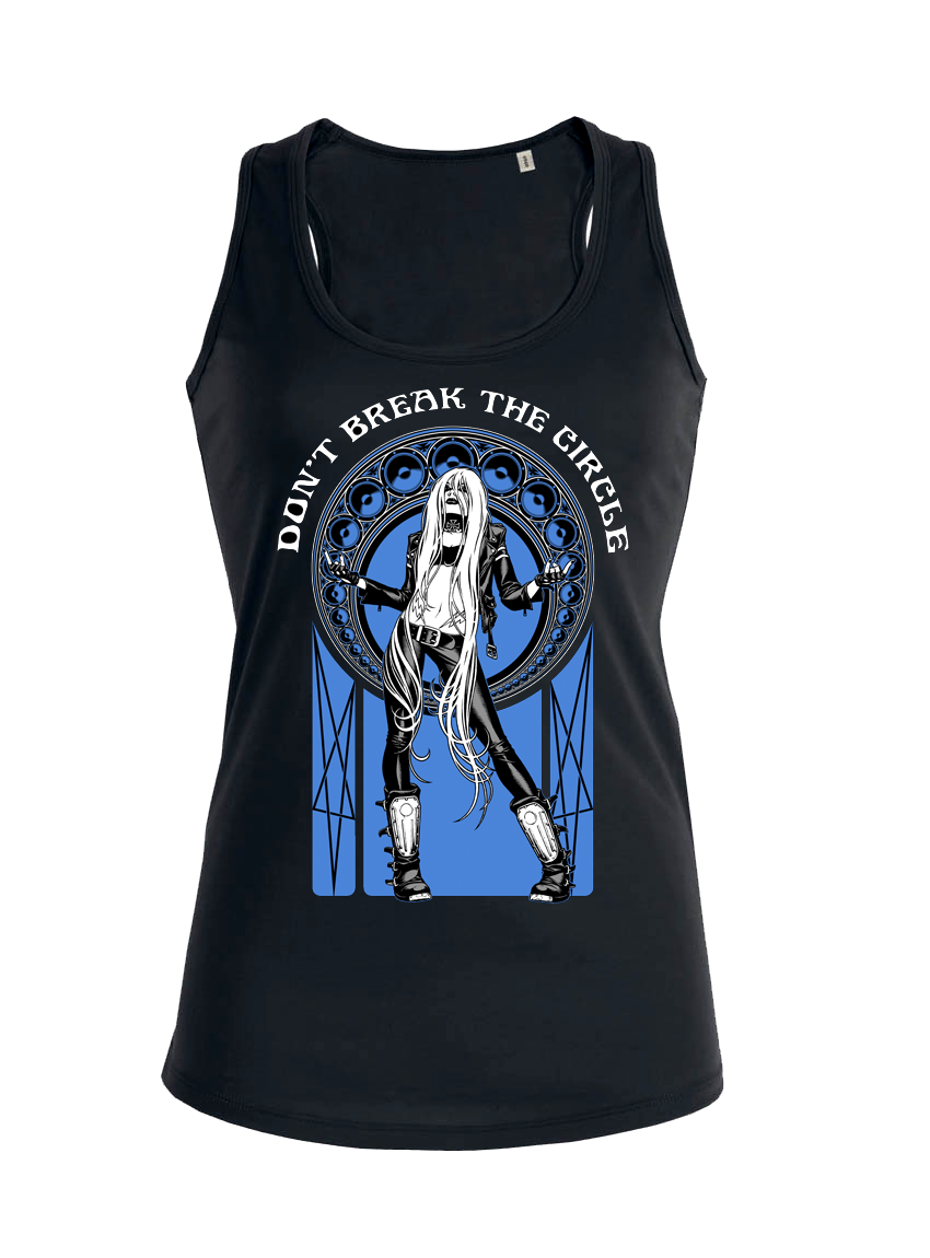 Don't Break the Circle Tanktop Slim Fit black