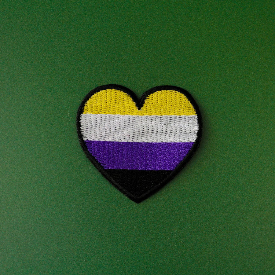 Non Binary Heart Patch