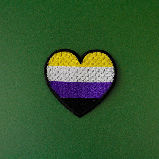Non Binary Heart Patch