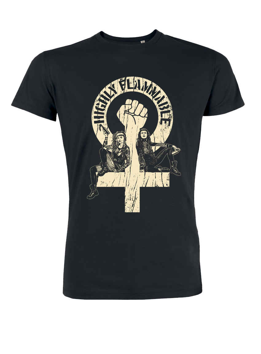 Highly Flammable T-Shirt Unisex Black