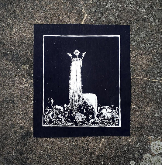 John Bauer Sitting Princess - Backpatch - Torvenius