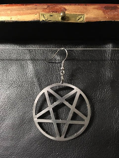 Inverted pentagram - örhänge