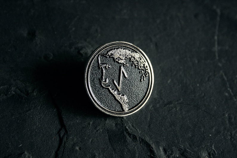 Wolf Rune Pin by Torvenius
