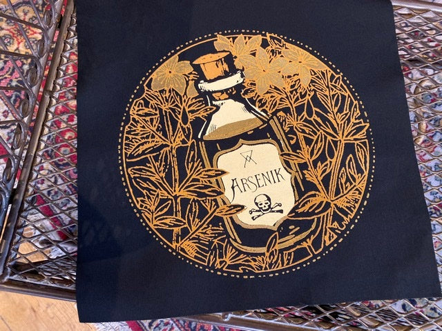 Arsenik bottle logo backpatch