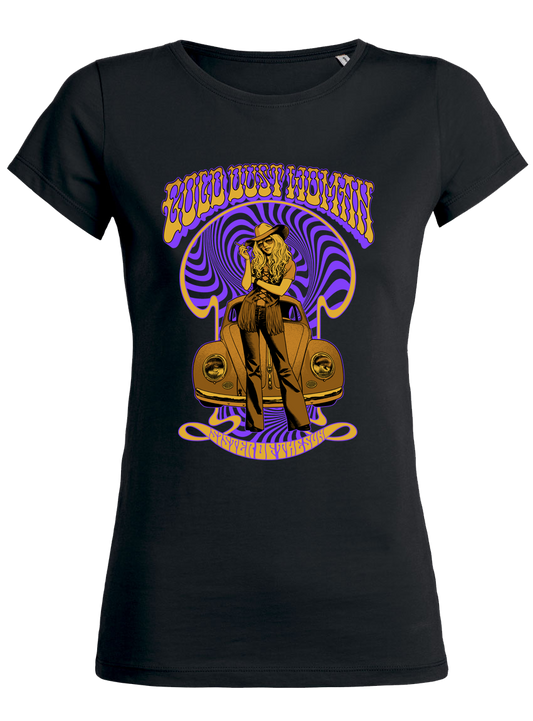 Gold Dust Woman T-Shirt Slim Fit Black