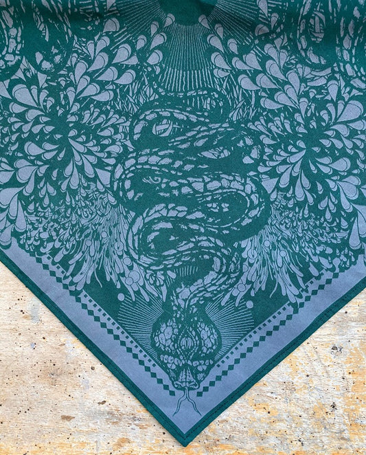 Snake Scarf - Green - Perfectly Possessed