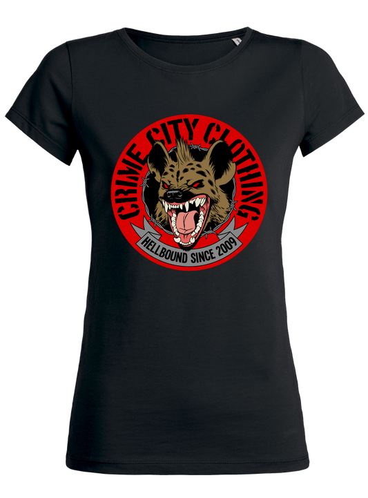 CCC - Hyena Logo Hellbound Since 2009 - T-Shirt Women Black