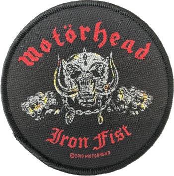 Motörhead Iron fist patch