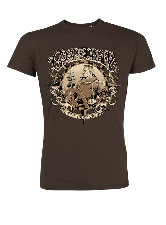 Crime City Clothing - Escape To Danger - T-Shirt Unisex Brown