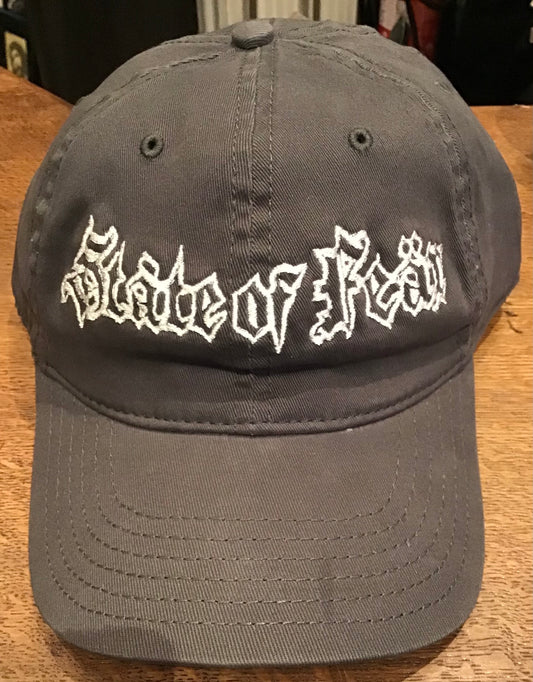 State of Fear grey Military Cap by Insane//Phobia embroidery