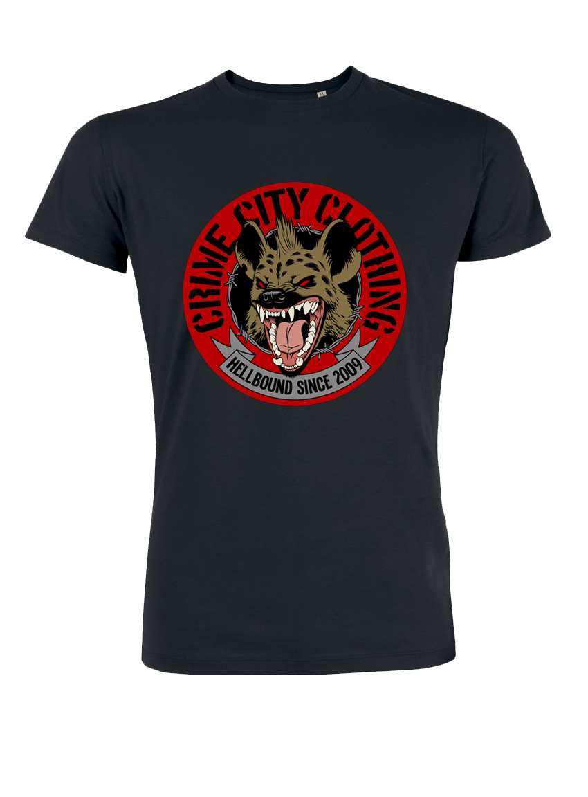 CCC - Hyena Logo Hellbound Since 2009 - T-Shirt Unisex Black
