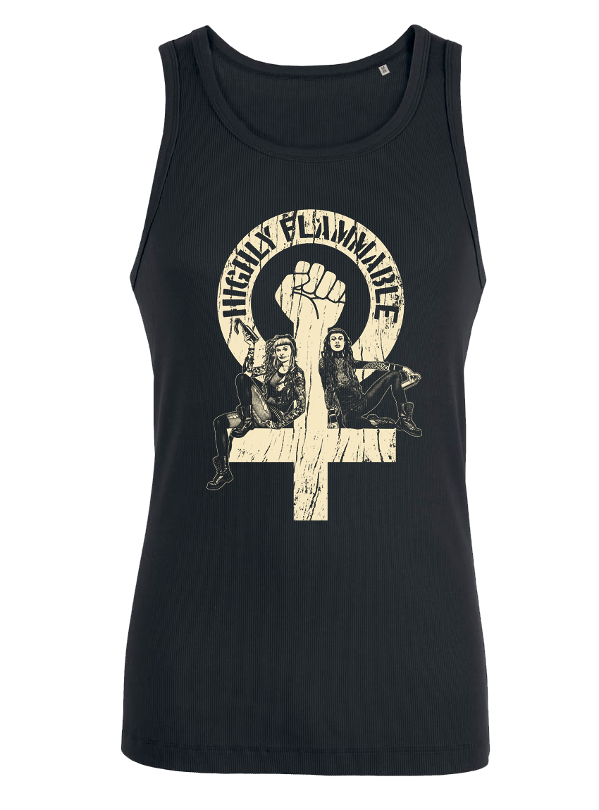 Highly Flammable Tanktop Unisex black