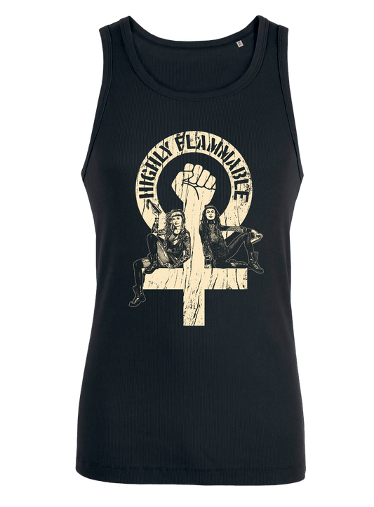 Highly Flammable Tanktop Unisex black
