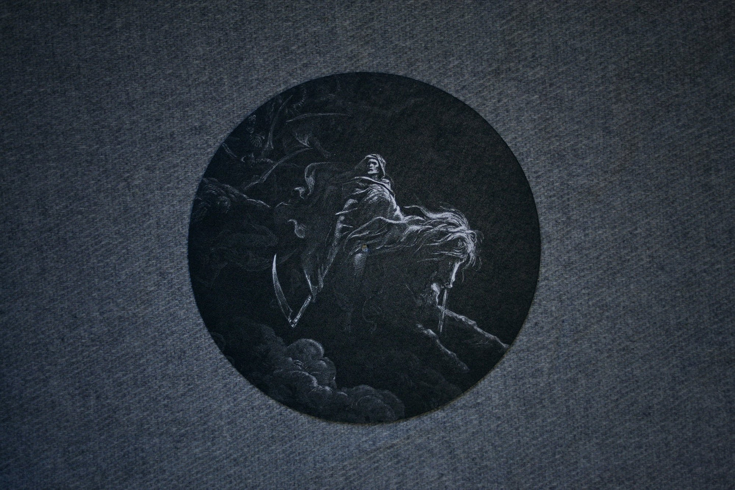 Death Rides Slipmat by Torvenius