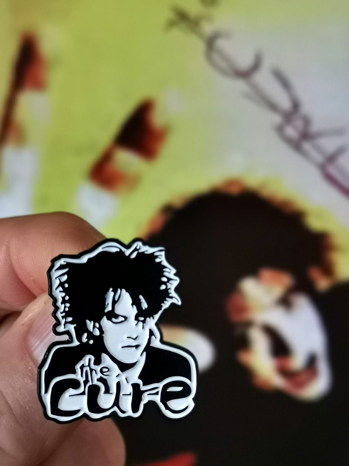the Cure Enamel Pin