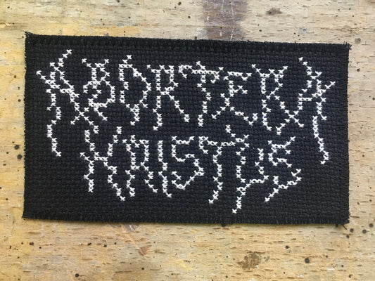 Abortera Kristus - Hand-embroidered patch