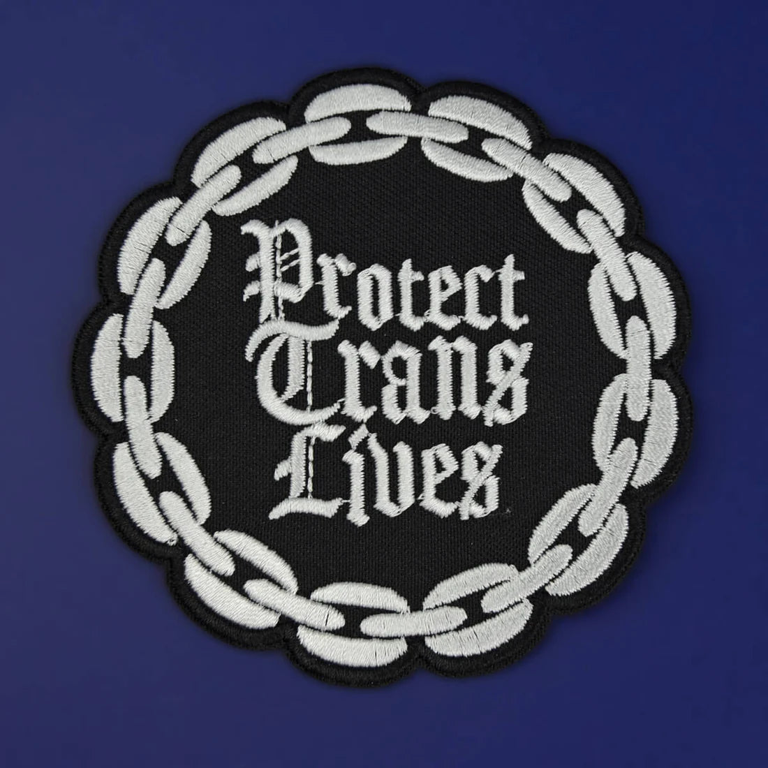 Protect trans lives gothic - Patch - Extreme Largeness