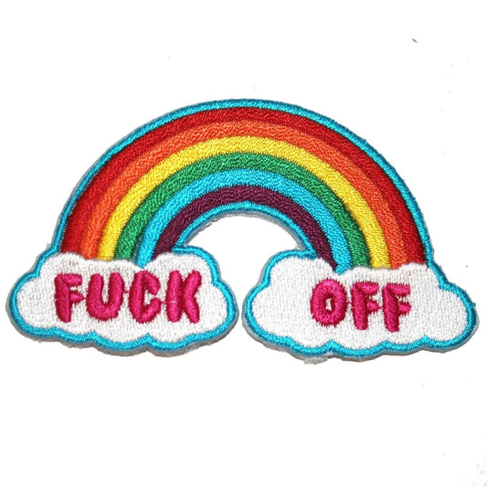 Fuck off rainbow - Patch - Extreme Largeness