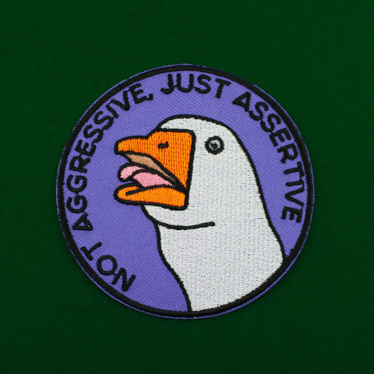 Not aggressive, just assertive - Patch - Extreme Largeness