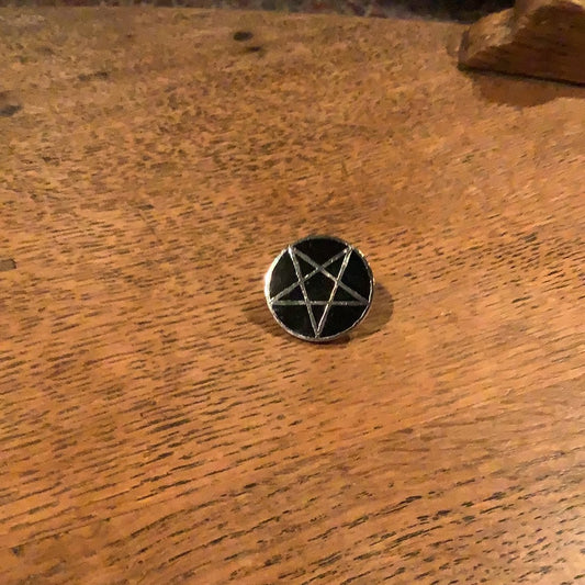 Pentagram Enamel Pin Extremely Largeness