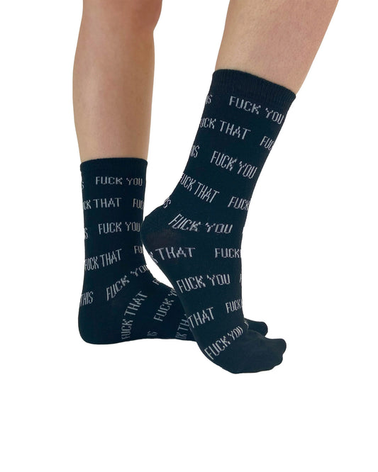 Fuck Sayings Ankle Socks - Pamela Mann