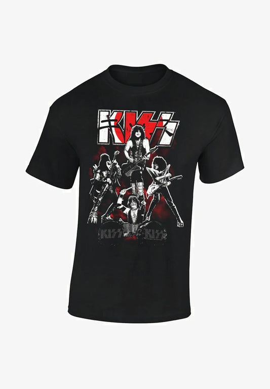 Kiss - Japan - T-Shirt Unisex Officiell Merch