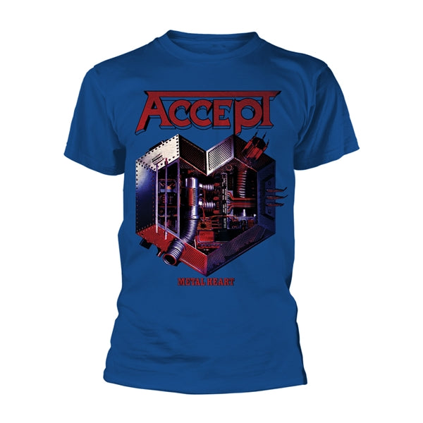 Accept - MetaAl Heart front, blue shirt