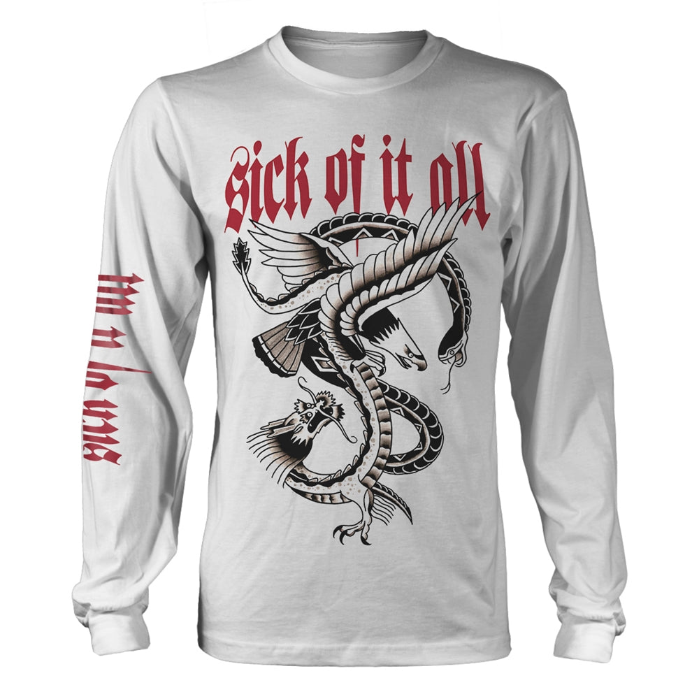 Sick Of It All - Eagle - Longsleeve Unisex Official Merch