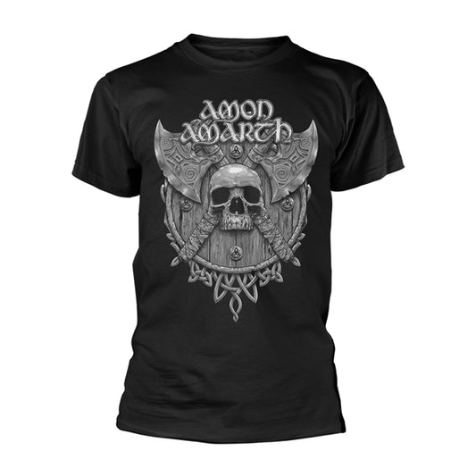 Amon Amarth - Grey skull t-shirt, front