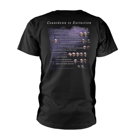 Megadeth - Countdown To Extinction - T-Shirt Unisex Officiell Merch
