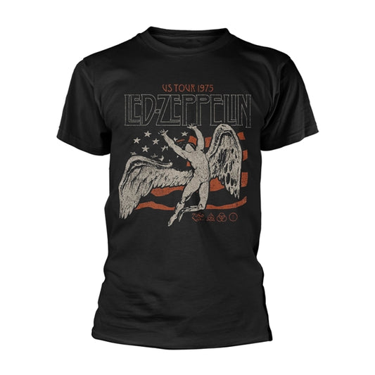 Led Zeppelin - US 1975 Tour Flag - T-Shirt Unisex Official Merch