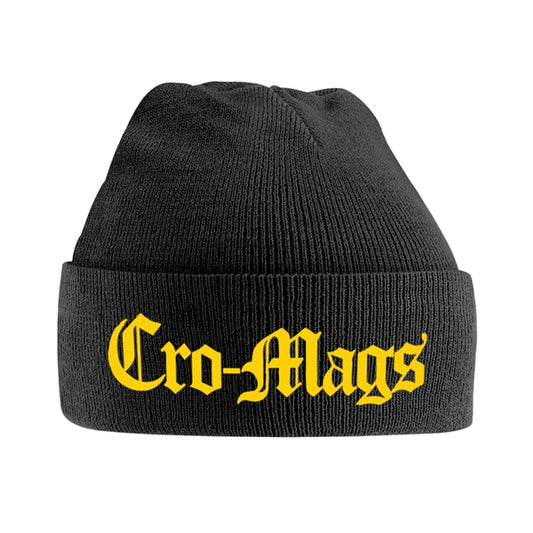 Cro-Mags - Yellow Logo - Beanie Official Merch
