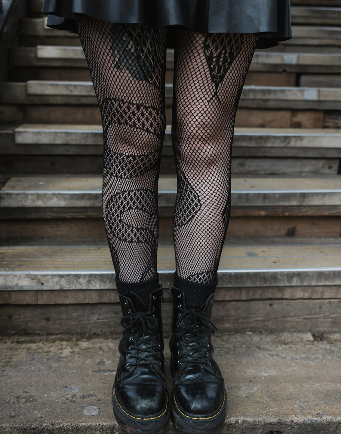 Snake Net Tights - One Size - Pamela Mann