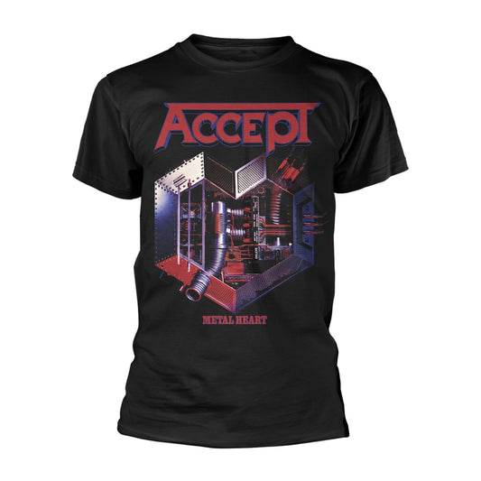 Accept - Metal Heart - T-Shirt Unisex Officiell Merch