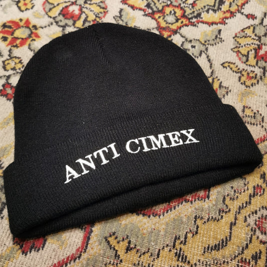 Anti Cimex - Beanie With Folded Cuff - Insane//Phobia Embroidery