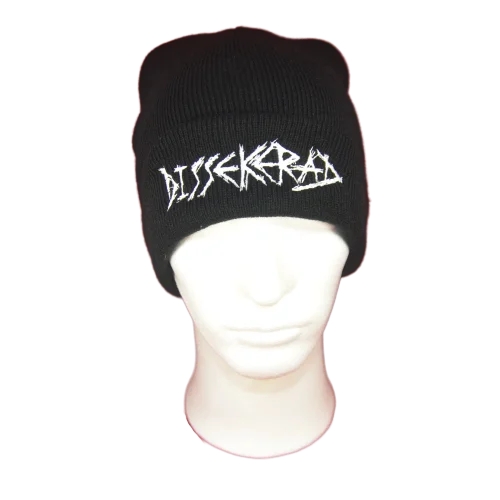 Dissekerad - Beanie With Folded Cuff - Insane//Phobia Embroidery