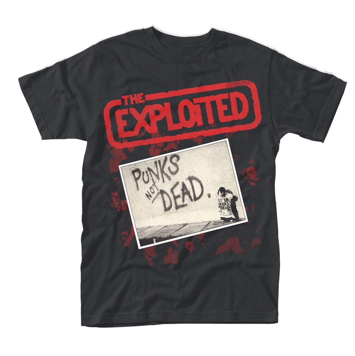 The Exploited - Punk's Not Dead - T-Shirt Unisex Officiell Merch
