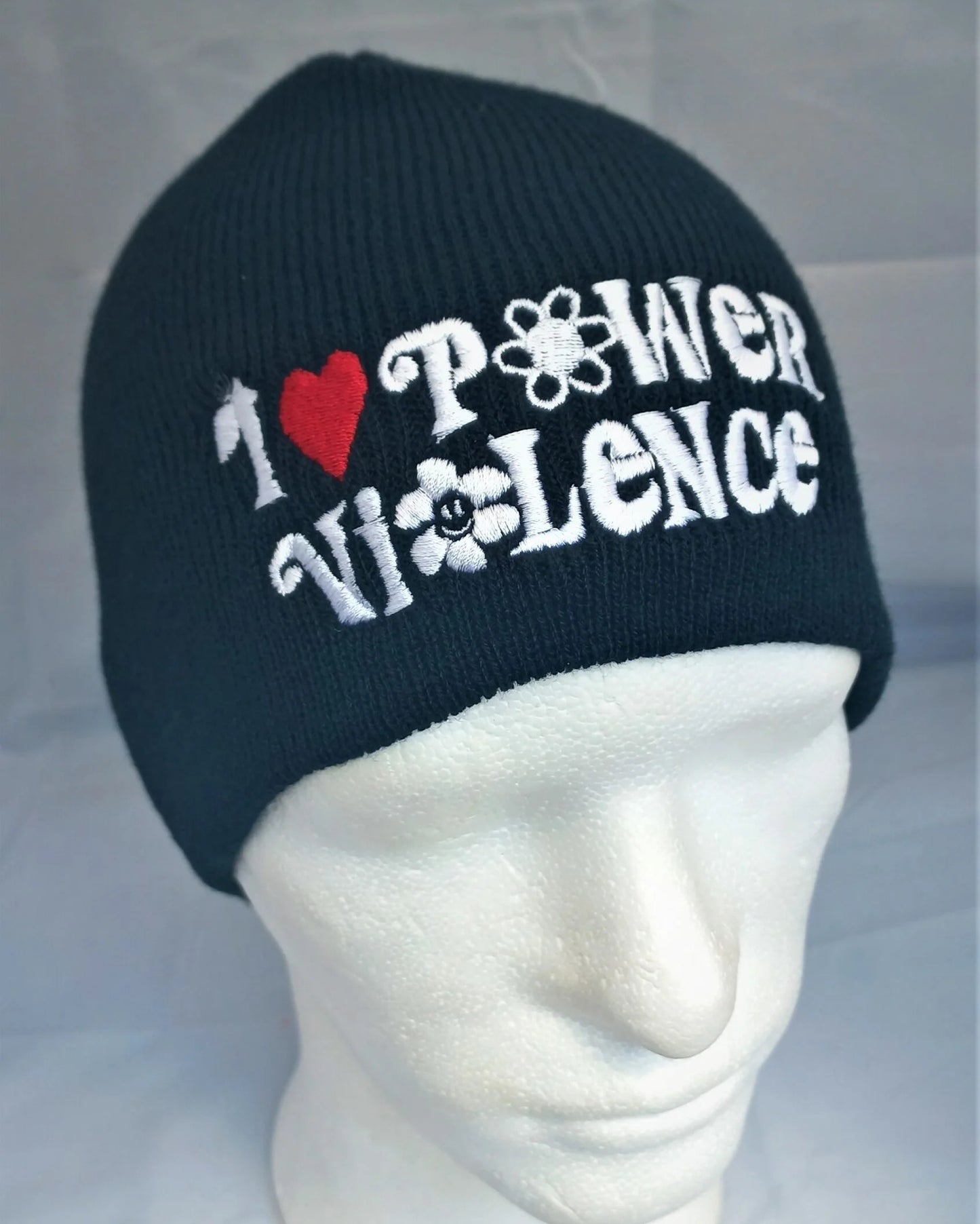 I Love Powerviolence - Beanie - Insane//Phobia Embroidery