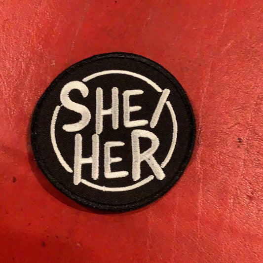 She / Her - Patch - Extreme Largeness