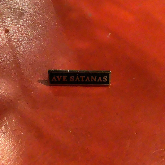 Ave Satanas Enamel Pin by Torvenius